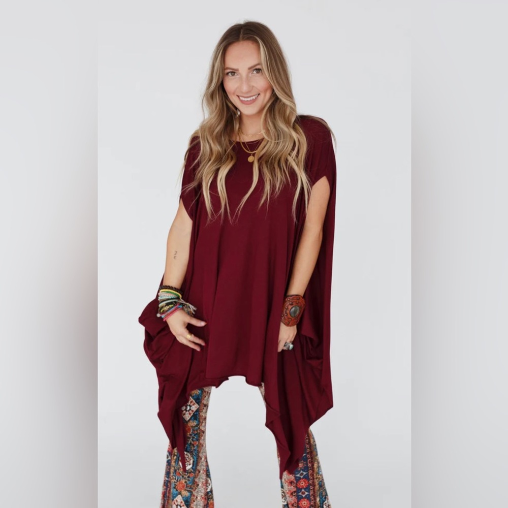 NEW Wren Tunic Burgundy